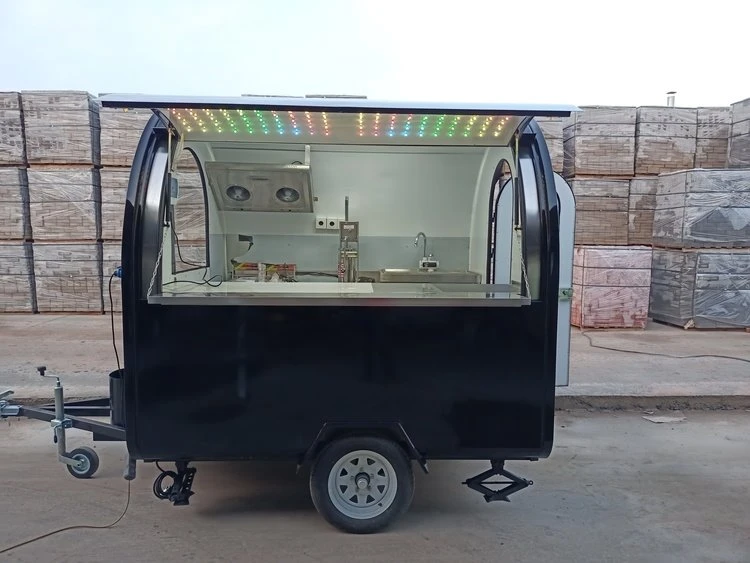 bakery food cart trailer with kitchen appliances