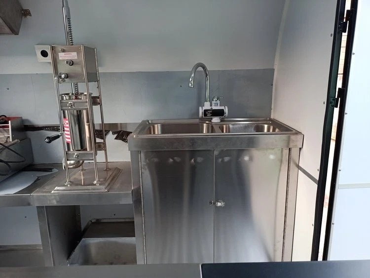 bakery food cart trailer water system