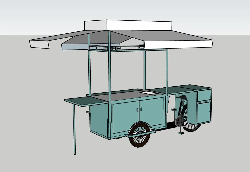portable coffee bike design