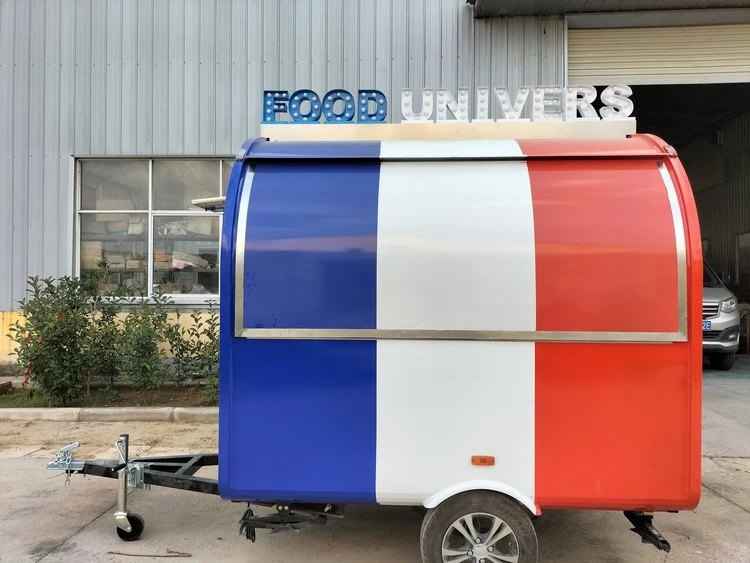 small food cart trailer for sale in French small food cart trailer for sale in French
