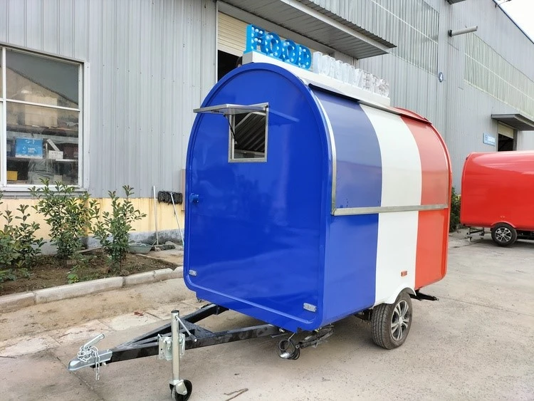 cheap small food cart trailer for sale in French cheap small food cart trailer for sale in French
